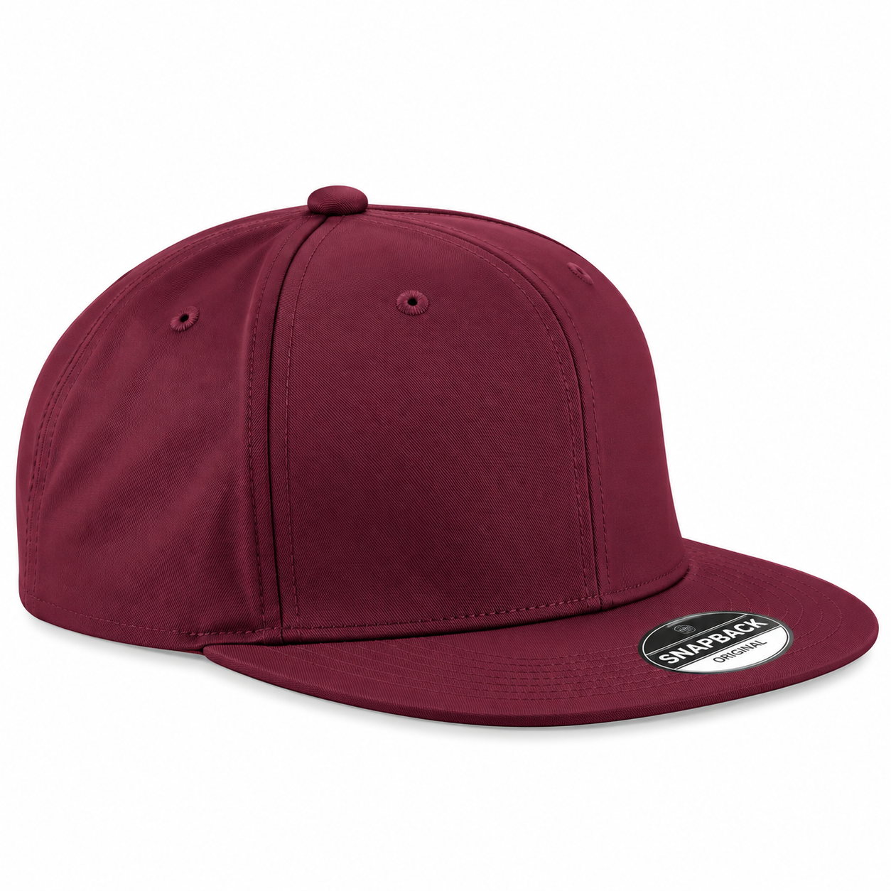 Snapback Cap - Beechfield B610 Classic 5 Panel High Profile